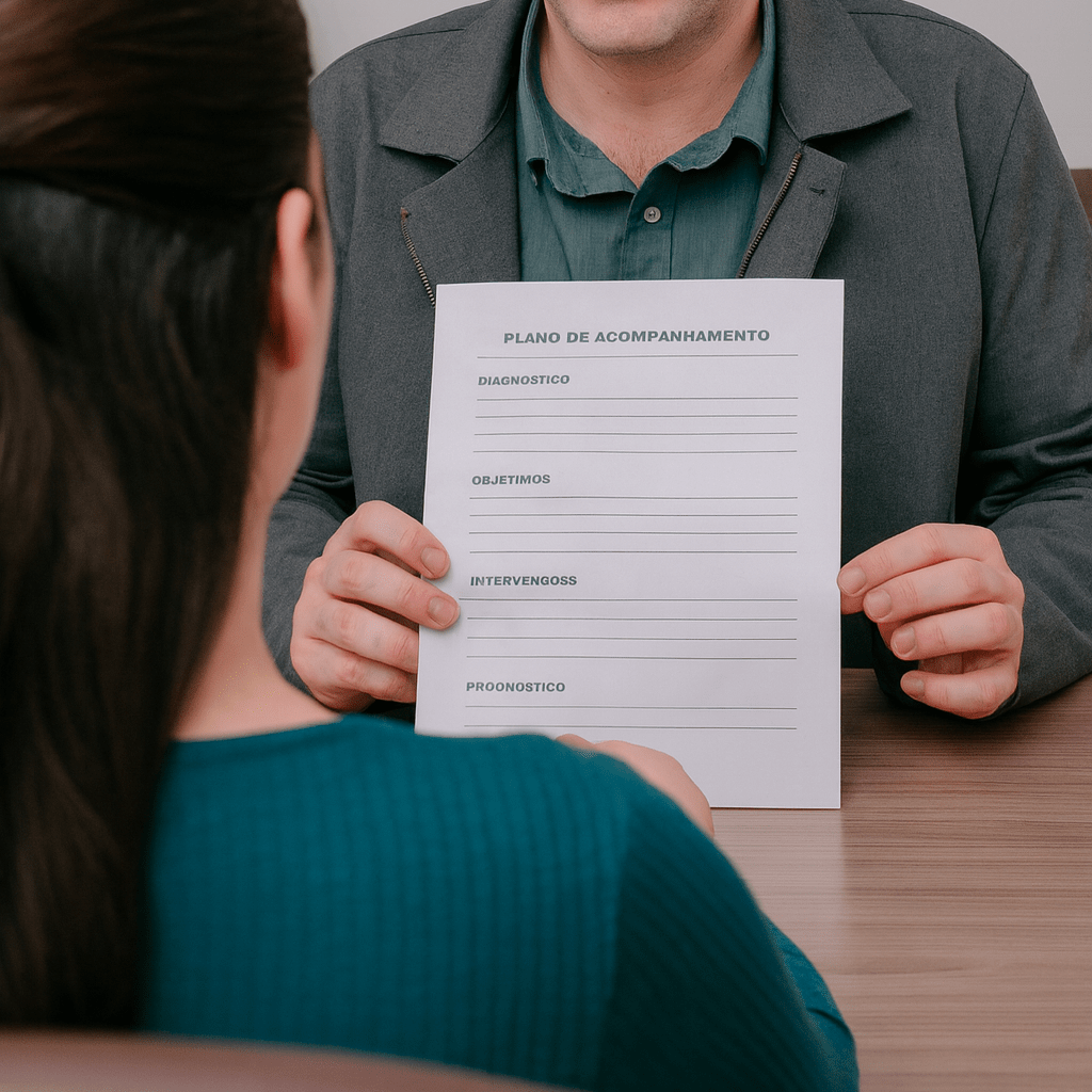 Plano de Acompanhamento com consultas e check-ins entre consultas Up Mind Psiquiatria Dr Murilo Battistetti